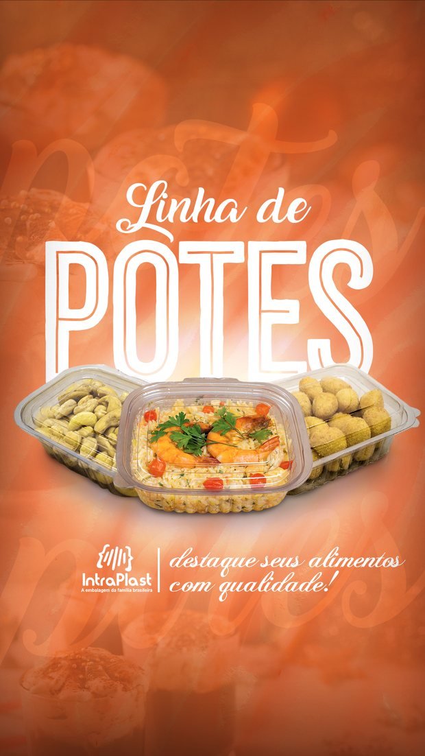 Linha de potes da IntraPlast